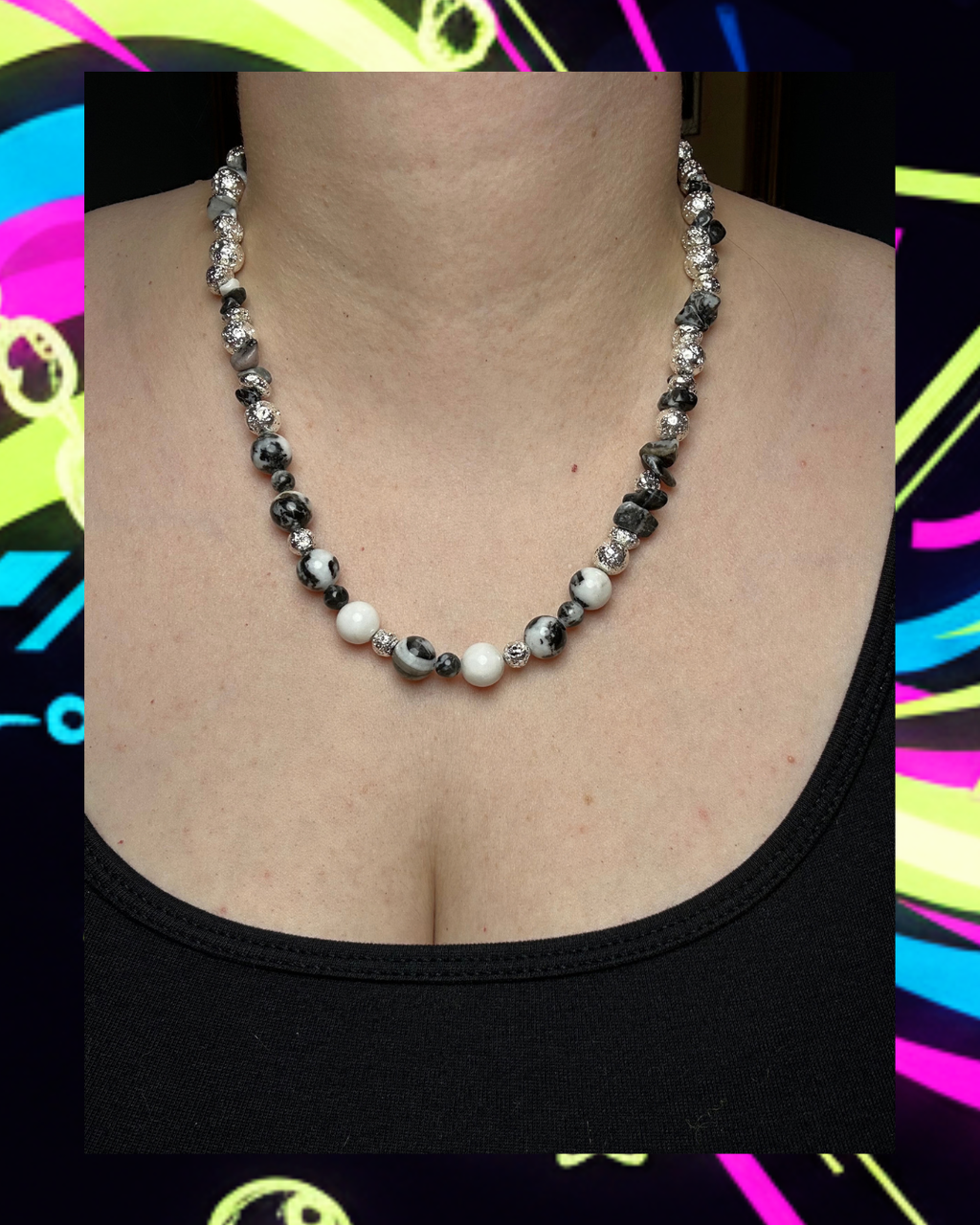 Aspen Rose - Handcrafted Beaded Necklace