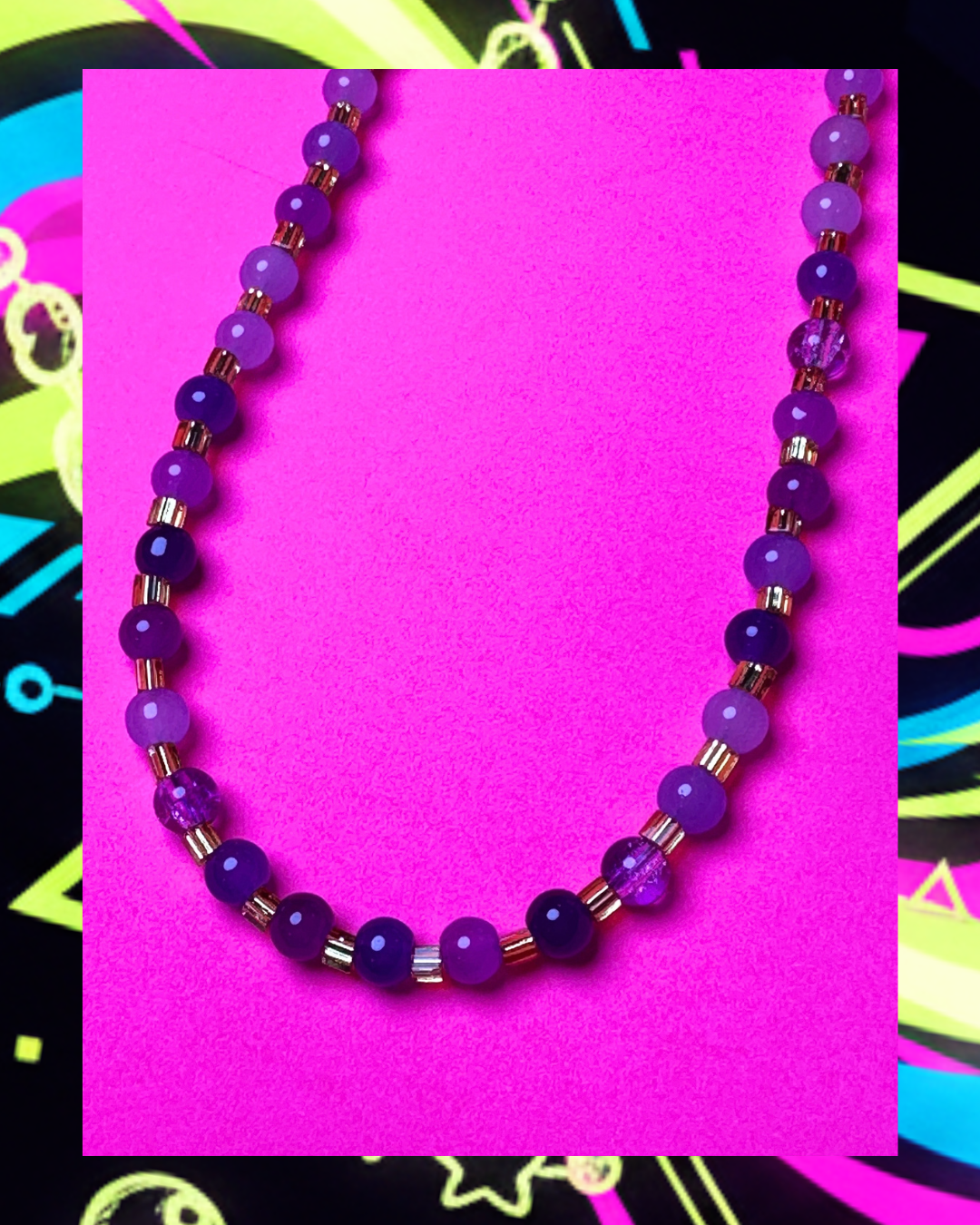 Amy Lynn - Handcrafted Beaded Necklace