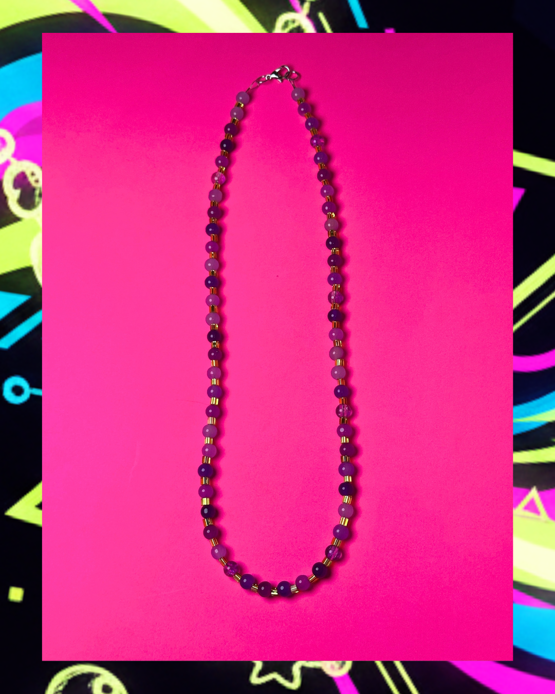 Amy Lynn - Handcrafted Beaded Necklace